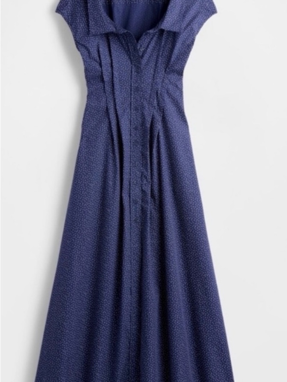GAP studio sold out! Navy Blue Polka Dot Maxi Dress - Picture 3 of 3